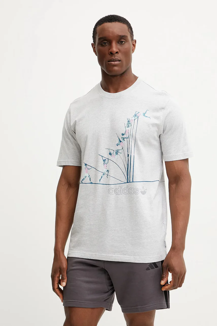 adidas Originals Памучна тениска Q12 TS Pole