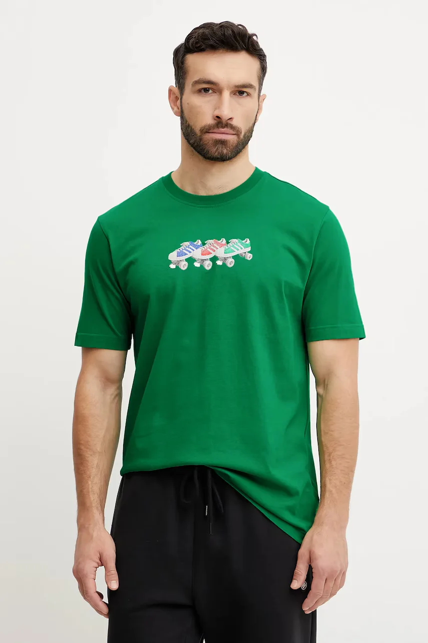adidas Originals Памучна тениска Q12 TS Roller