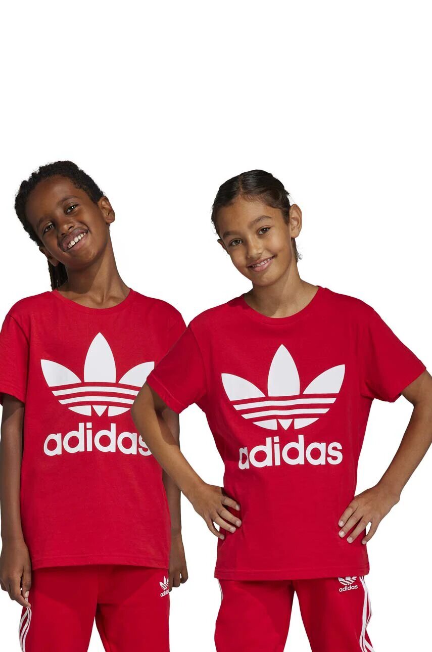 adidas Originals Памучна тениска TREFOIL