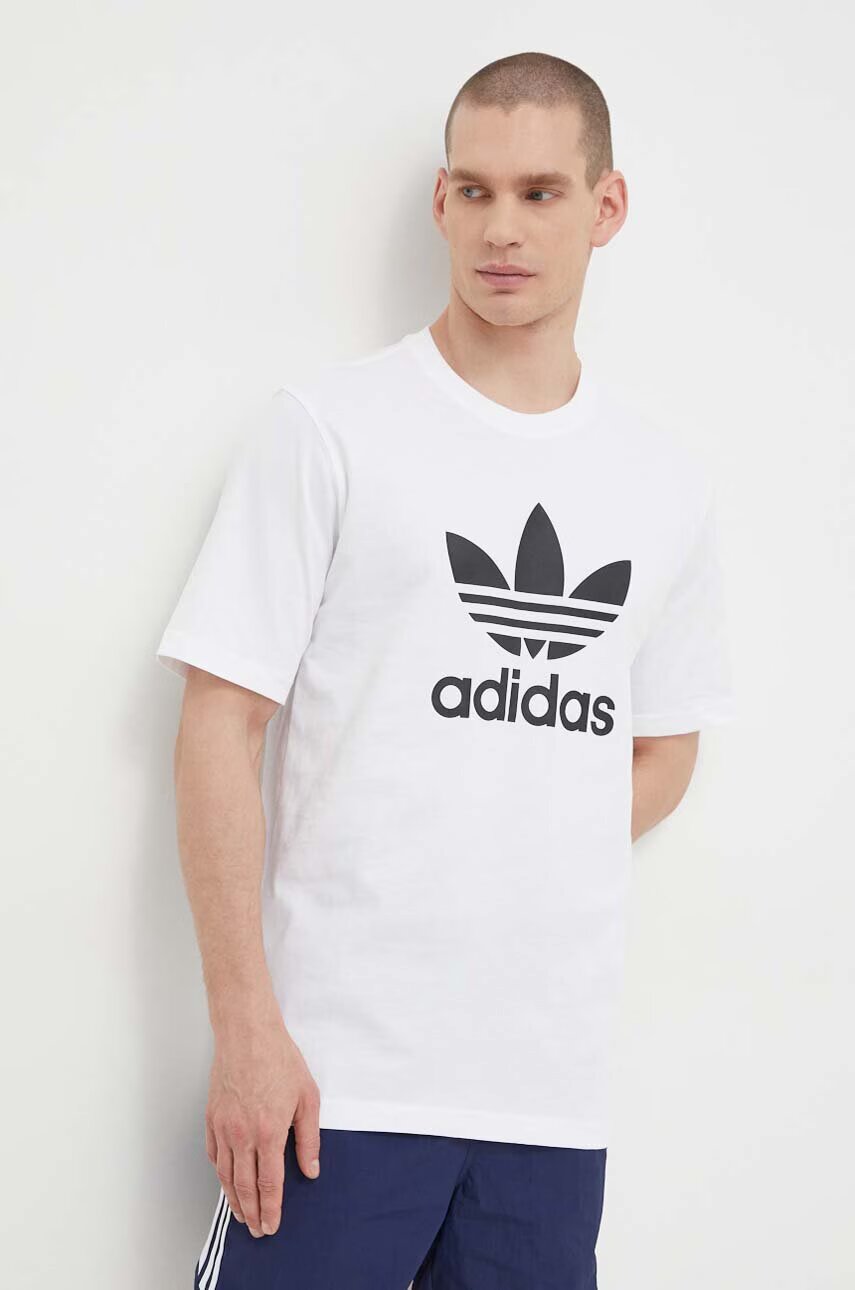 adidas Originals Памучна тениска Trefoil
