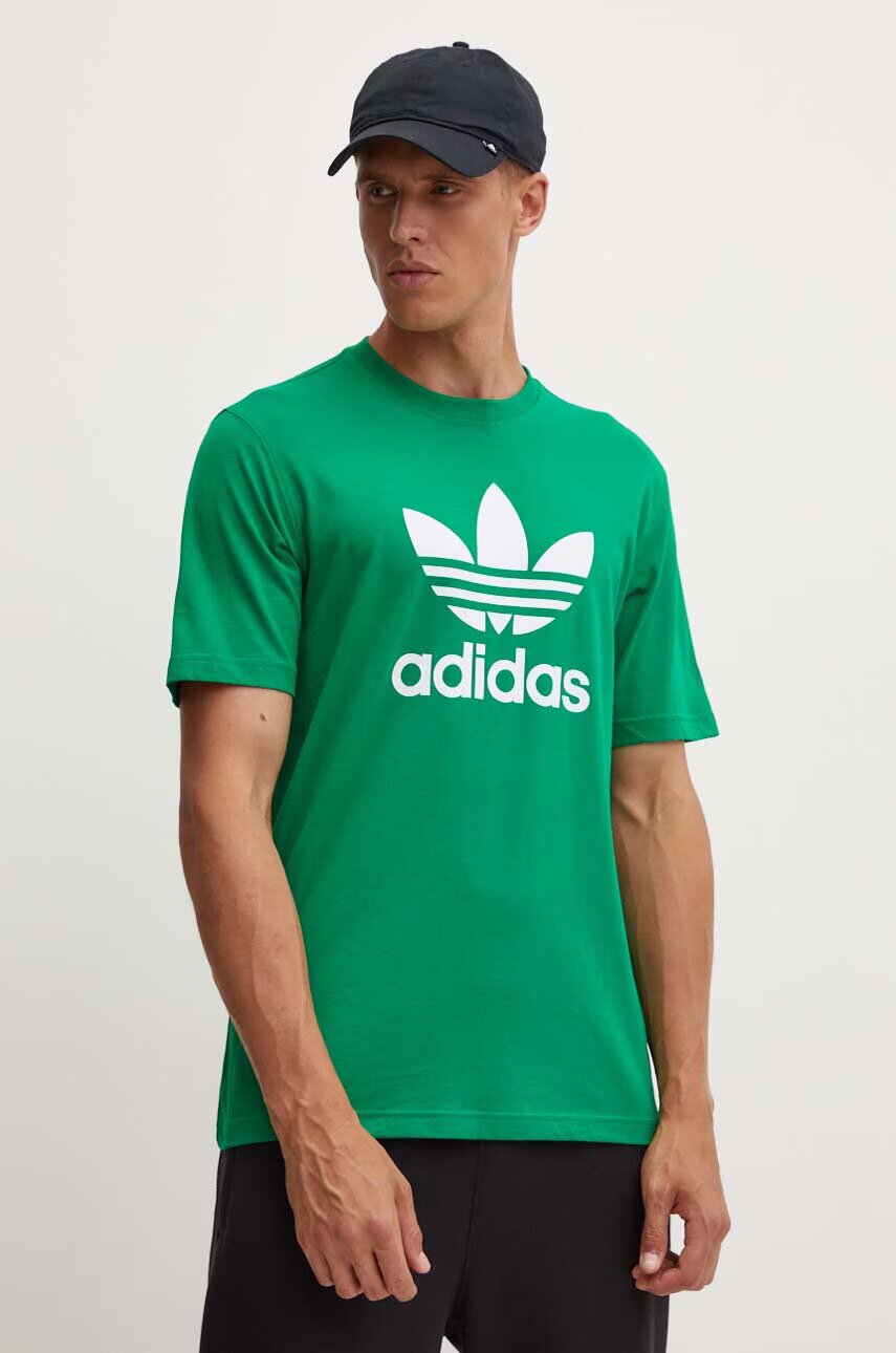 adidas Originals Памучна тениска Trefoil