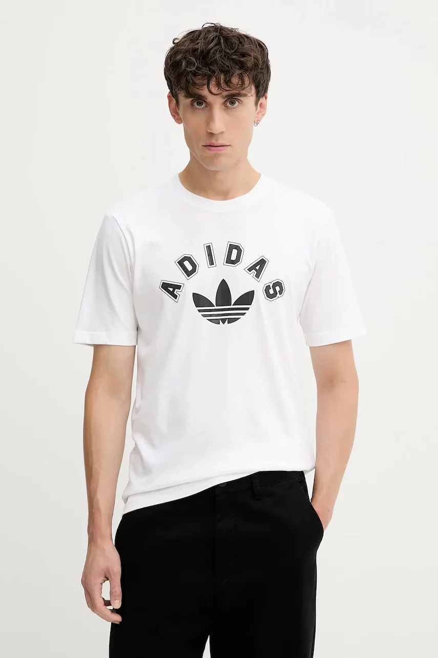 adidas Originals Памучна тениска Trefoil