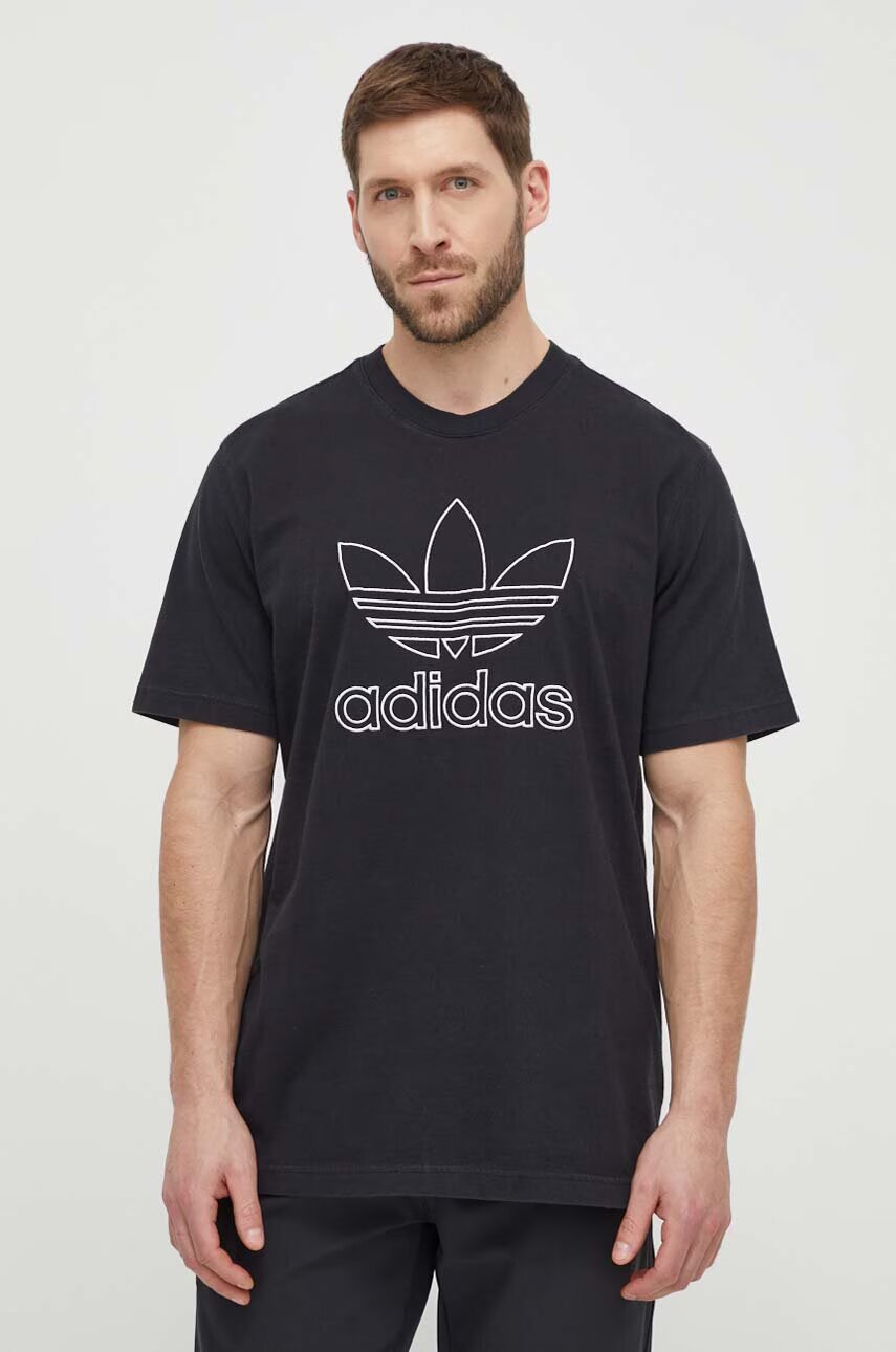 adidas Originals Памучна тениска Trefoil Tee
