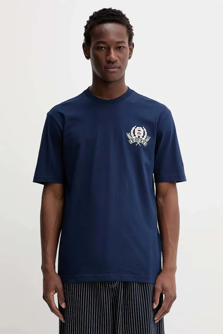 adidas Originals Памучна тениска Varsity