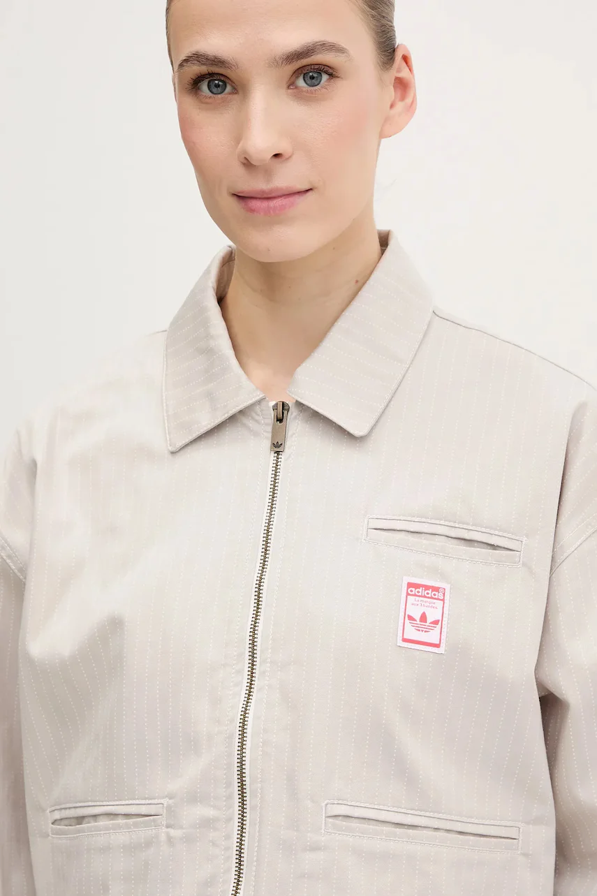 adidas Originals Памучно яке AOP CROP JACKET
