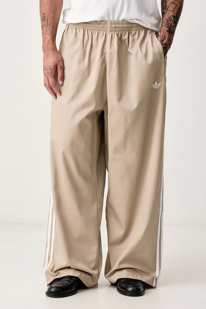 adidas Originals панталон мъжки Adicolor бежов със стандартна талия KR1385