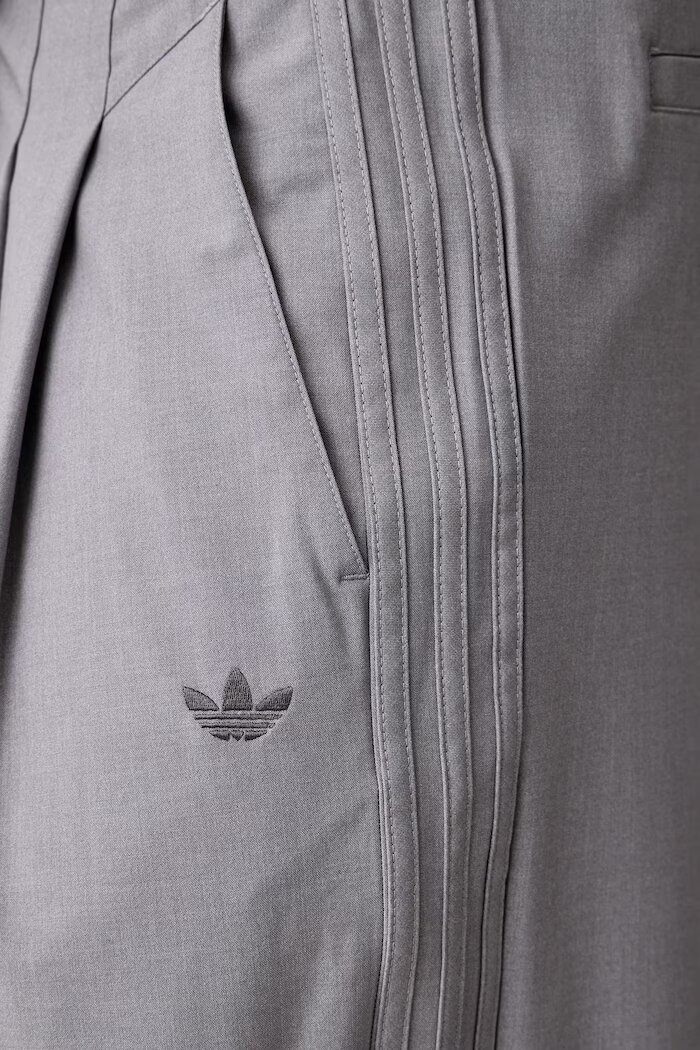 adidas Originals панталон мъжки сив със стандартна талия KW5683