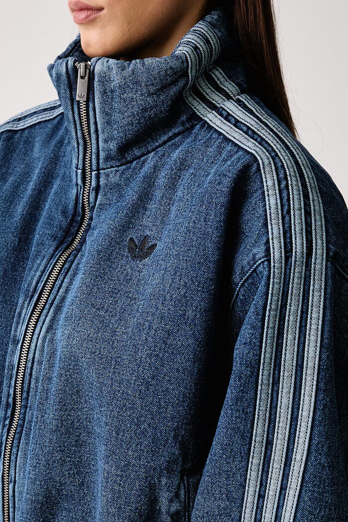 adidas Originals преходно яке дамско от деним Firebird синьо KT4232