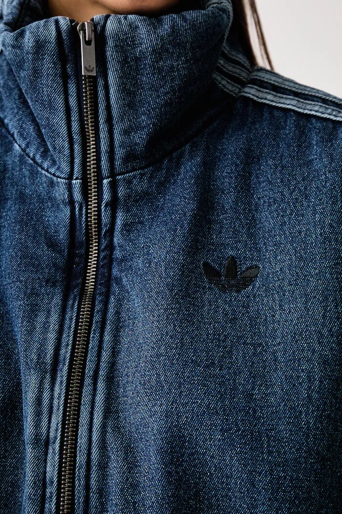 adidas Originals преходно яке дамско от деним Firebird синьо KT4232