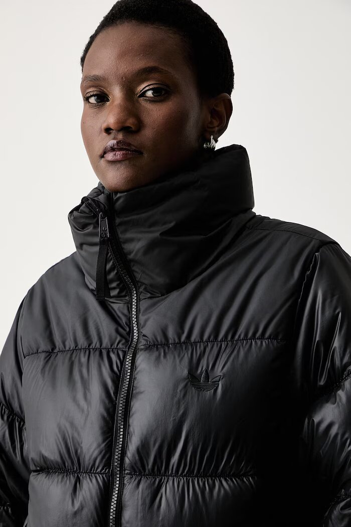 adidas Originals пухено яке дамско Essentials Down Puffer черно KG6674