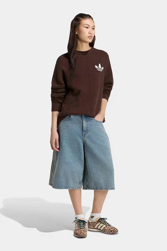 adidas Originals пуловер дамски ATHL Dept кафяв KT8319