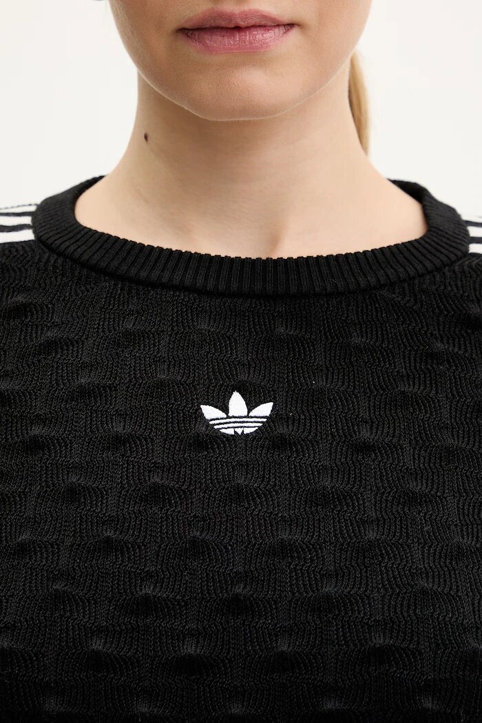adidas Originals пуловер дамски с вълна черен KS6460