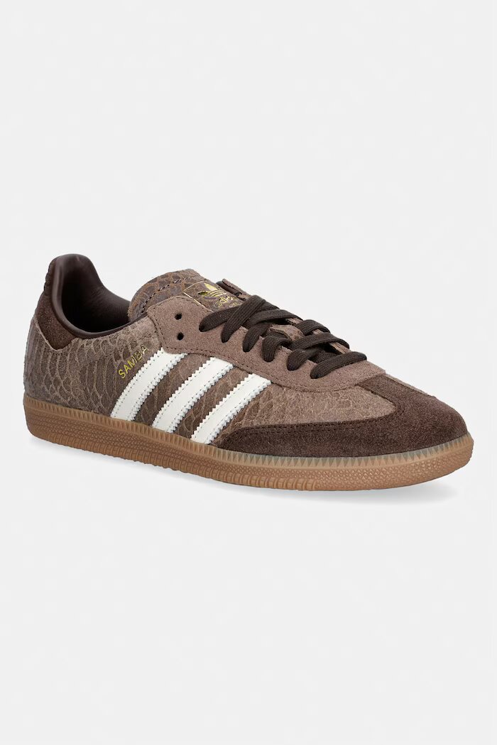 adidas Originals Samba Og маратонки мъжки от кожа кафяви KK3273