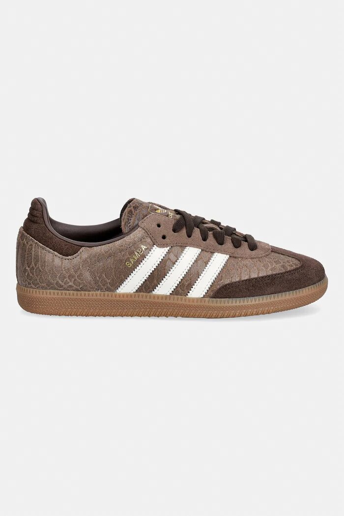 adidas Originals Samba Og маратонки мъжки от кожа кафяви KK3273