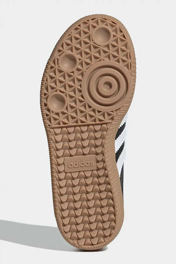adidas Originals SAMBA OG маратонки за деца от кожа черни KK3387
