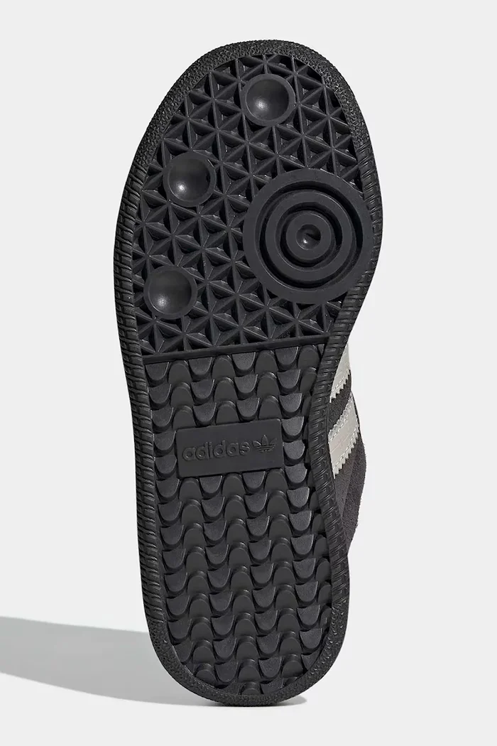 adidas Originals SAMBA XLG маратонки за деца от велур кафяви JP9521