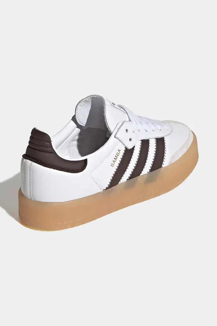 adidas Originals SAMBAE маратонки за деца от кожа бели KJ9952