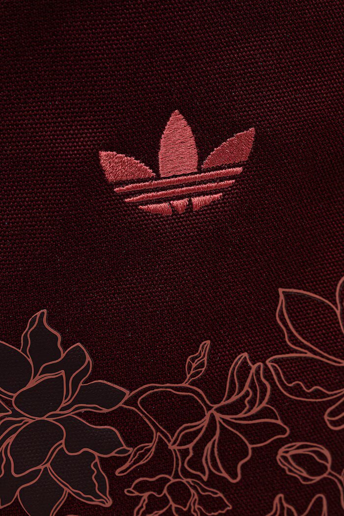 adidas Originals шопинг чанта дамска от памук бордо KW9204