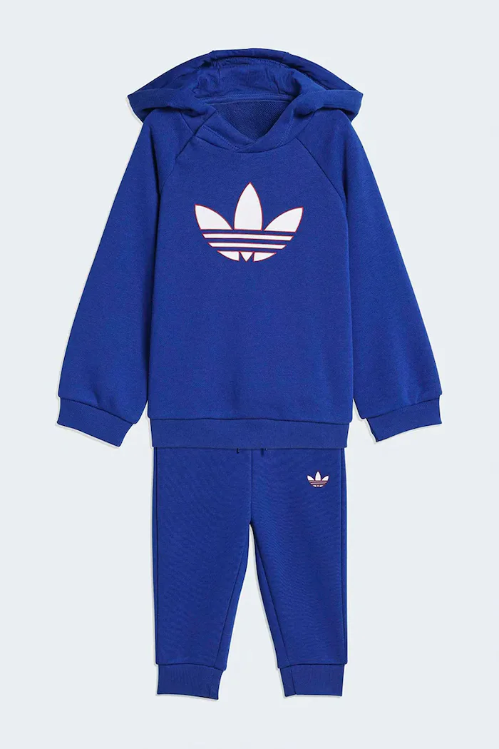adidas Originals спортен комплект за деца от памук тъмносин KD3164