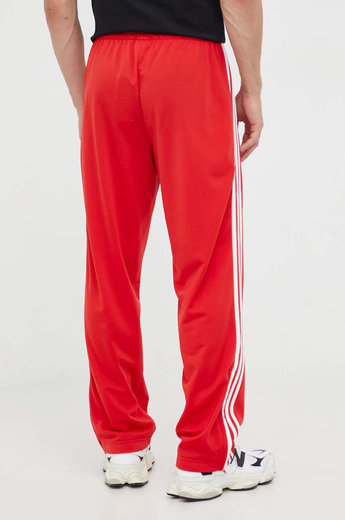adidas Originals Спортен панталон Adicolor Classics Firebird в червено с десен IJ7057