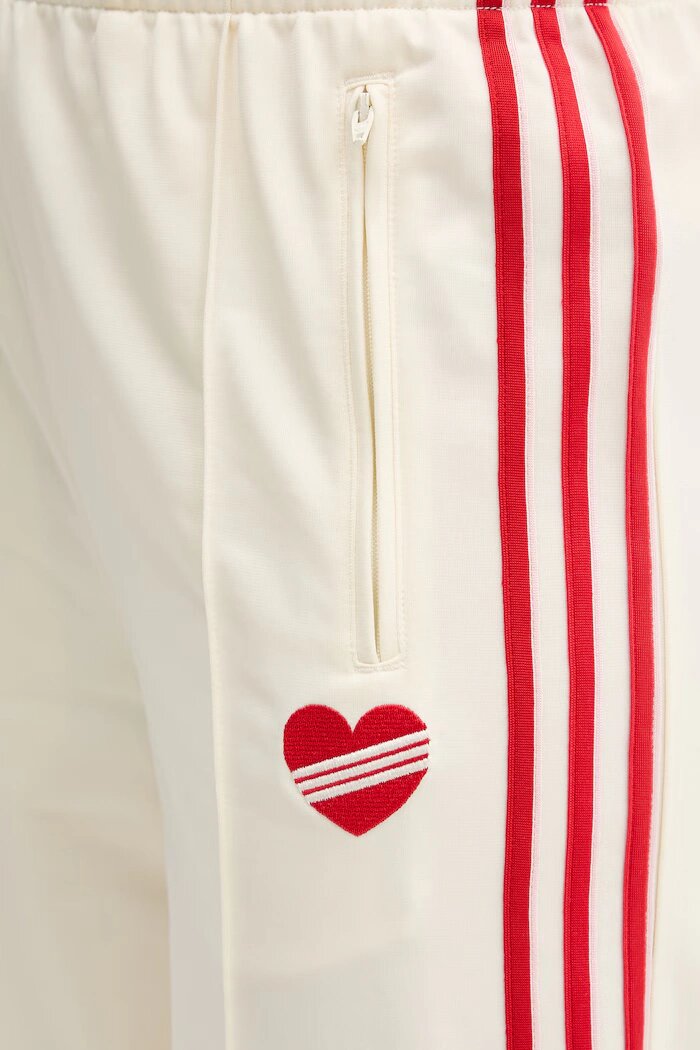 adidas Originals спортен панталон дамски бежов с висока талия KQ8056