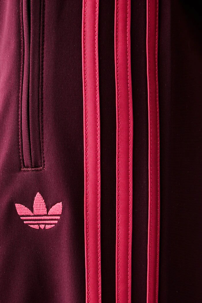 adidas Originals спортен панталон дамски Firebird бордо с висока талия KW0230
