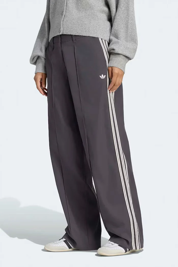 adidas Originals спортен панталон дамски Firebird черен с висока талия KR9105