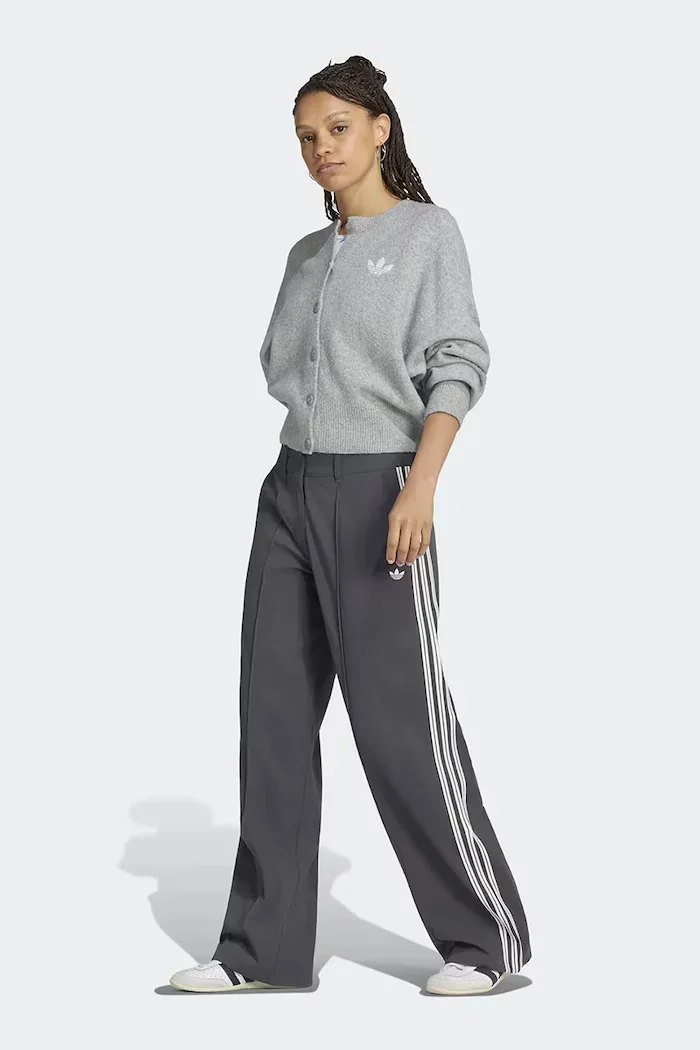 adidas Originals спортен панталон дамски Firebird черен с висока талия KR9105