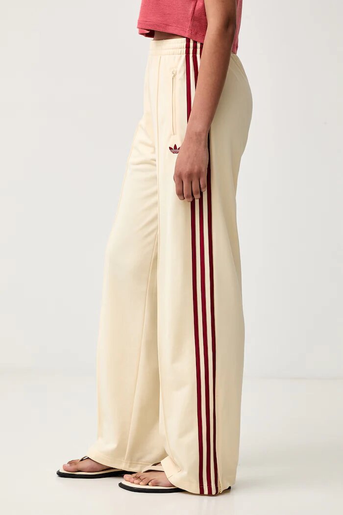 adidas Originals спортен панталон дамски Firebird жълт с висока талия KS4671
