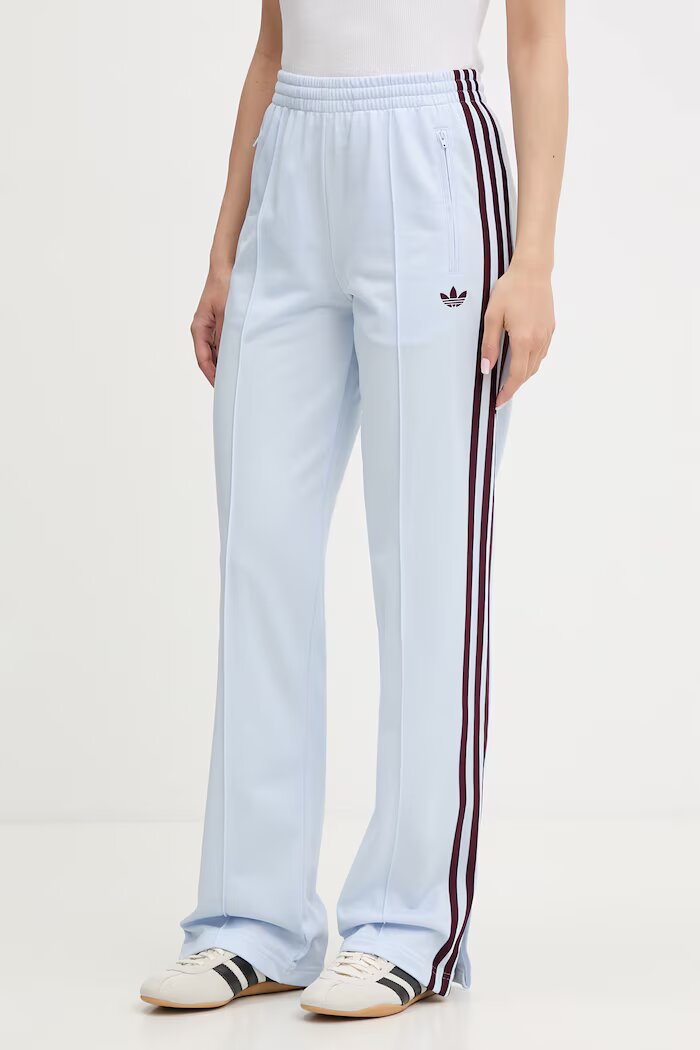 adidas Originals спортен панталон дамски син със стандартна талия KC6561