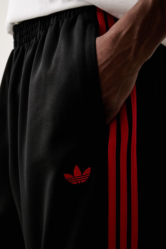 adidas Originals спортен панталон мъжки Adicolor черен със стандартна талия KS4949