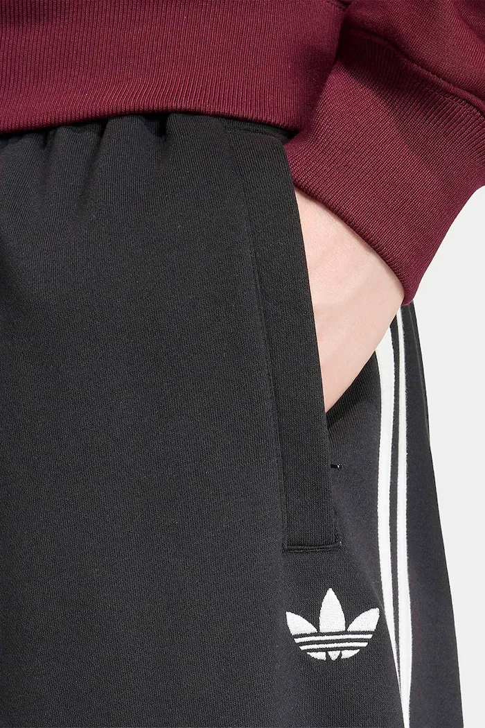 adidas Originals спортен панталон мъжки с памук Adicolor черен със стандартна талия KV9280