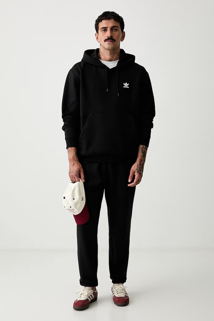 adidas Originals спортен панталон мъжки Trefoil Essentials черен с висока талия KS8950