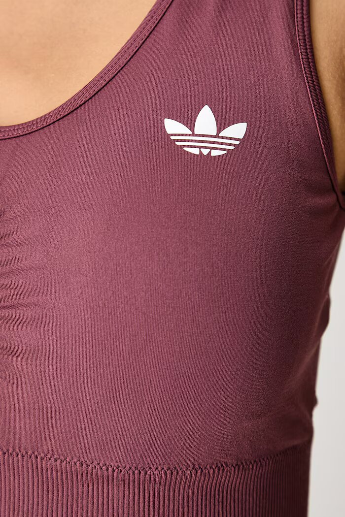 adidas Originals спортен сутиен Essentials Seamless розов KU9730