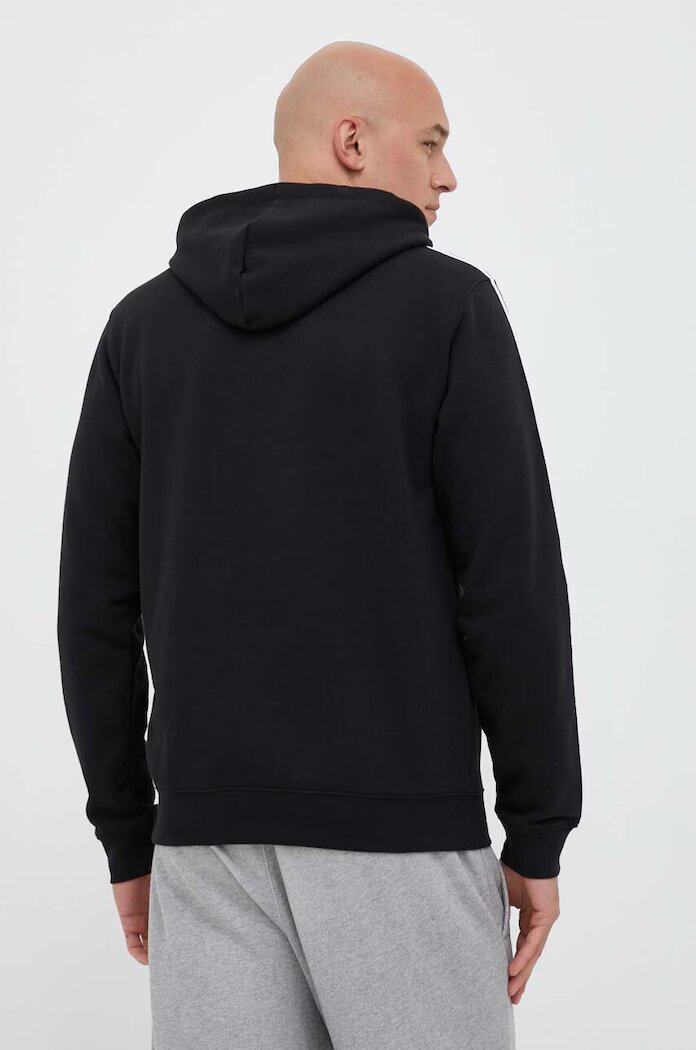 adidas Originals Суичър 3-Stripes в черно с качулка апликация IM2088