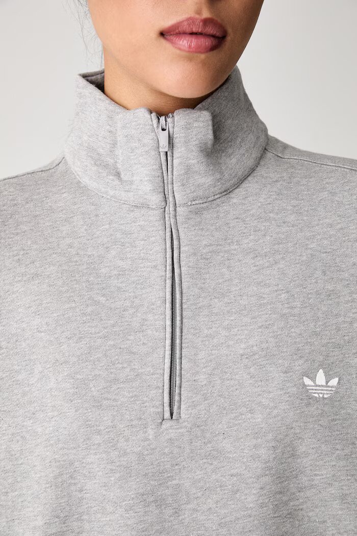 adidas Originals суичър дамски с памук Essentials сив KT2316