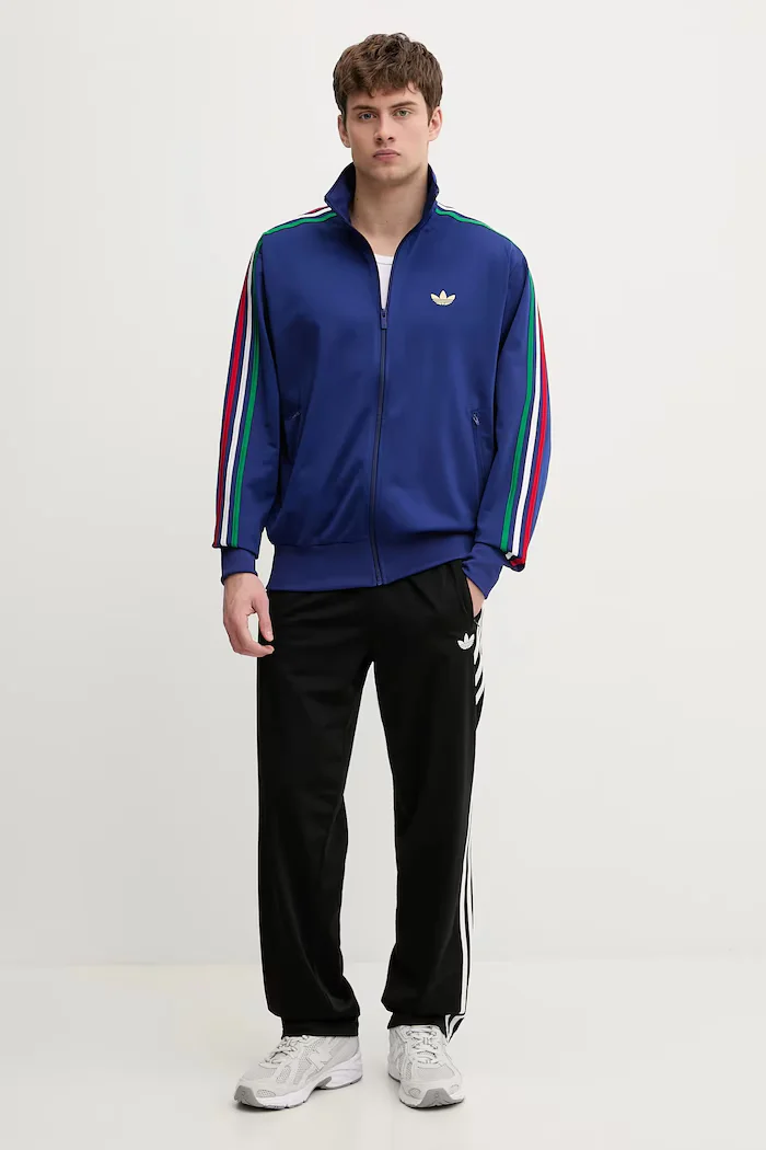 adidas Originals Суичър Firebird мъжки в синьо с апликация KD3846
