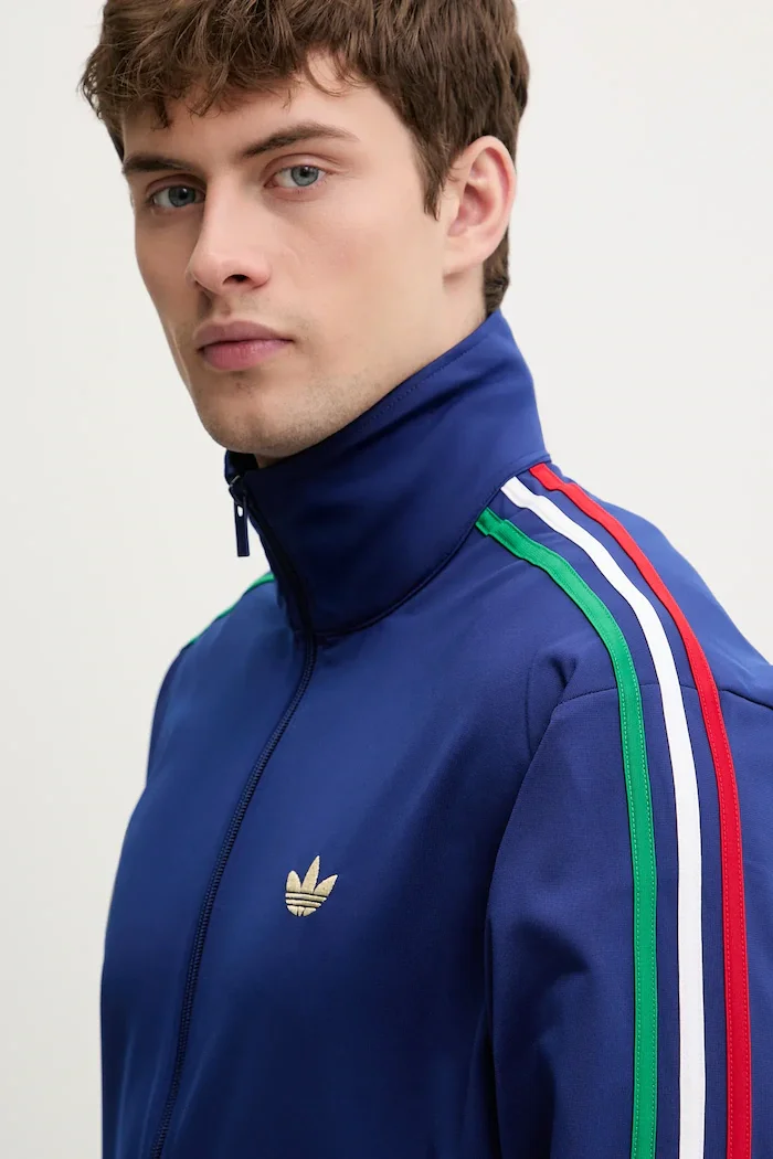 adidas Originals Суичър Firebird мъжки в синьо с апликация KD3846
