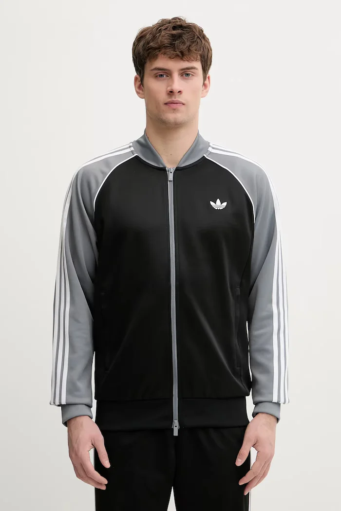 adidas Originals Суичър мъжки в черно с десен KE1671