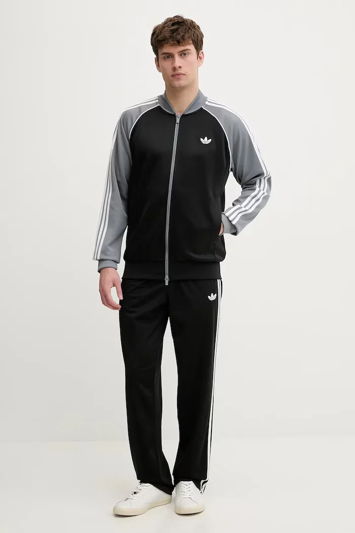 adidas Originals Суичър мъжки в черно с десен KE1671
