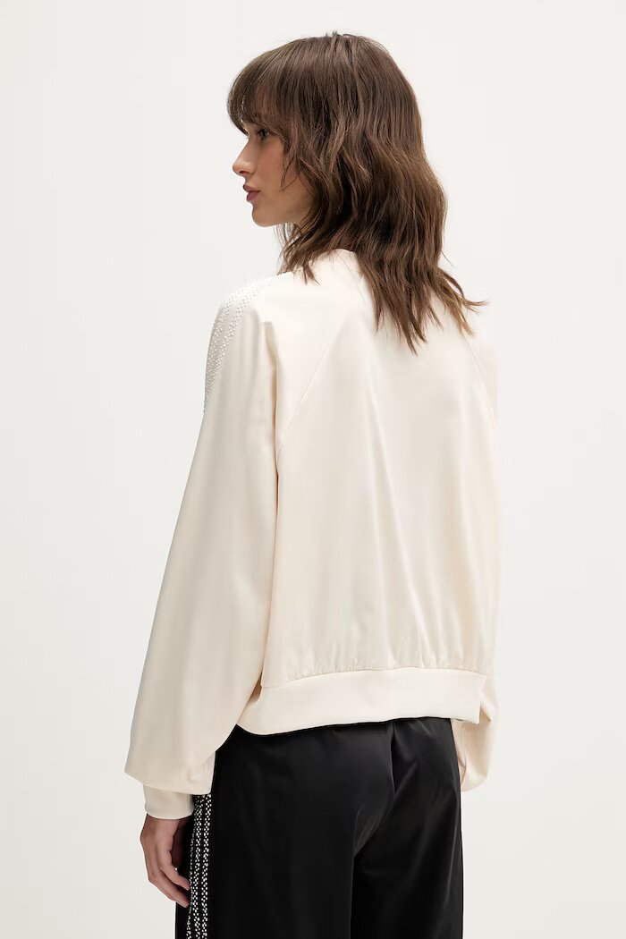 adidas Originals Суичър Pearl в бежово с изчистен дизайн KE3353