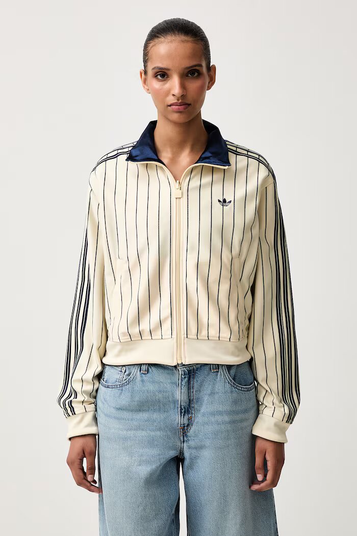adidas Originals суичър с две лица дамски Firebird жълт KR7031