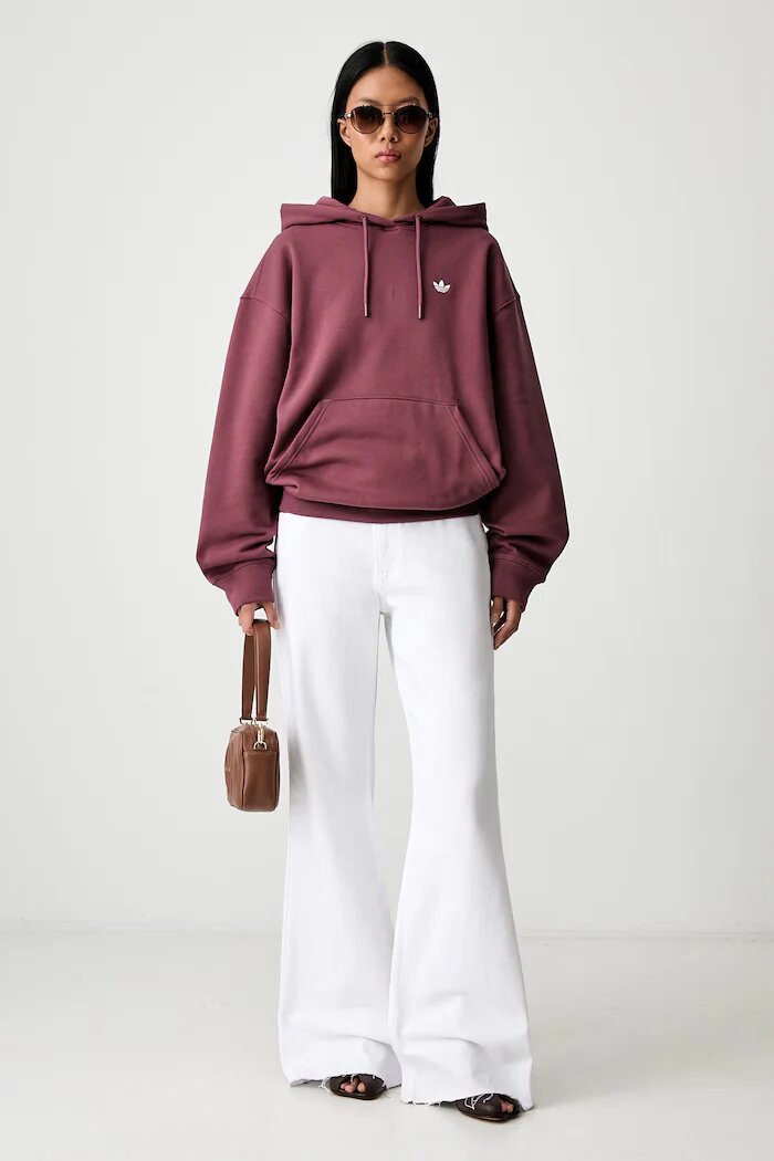 adidas Originals суичър с качулка дамски Essentials розов KT2272