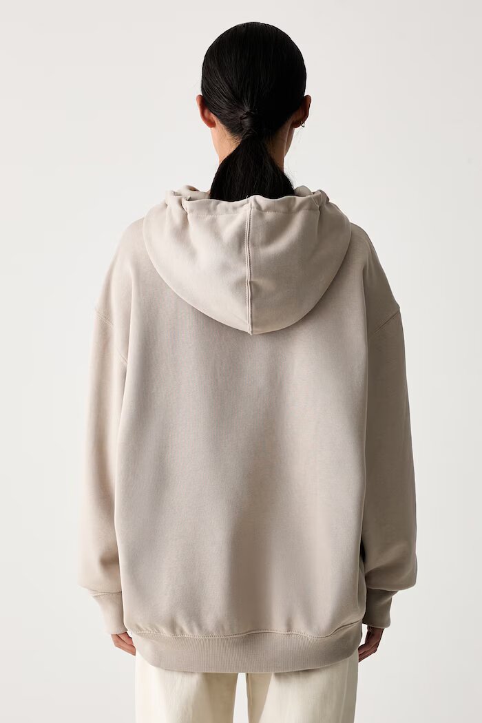 adidas Originals суичър с качулка дамски с памук Essentials бежов KR3591
