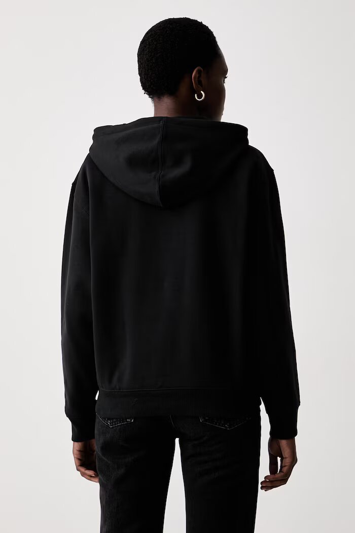 adidas Originals суичър с качулка дамски с памук Essentials черен KS4828