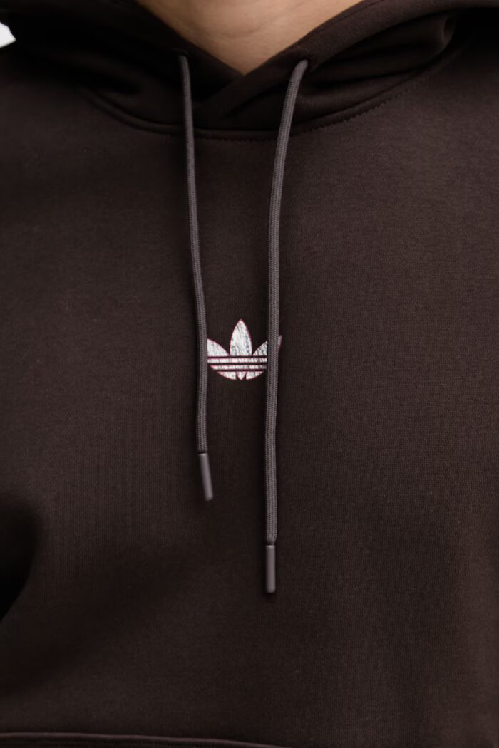 adidas Originals суичър с качулка мъжки кафяв KC7915