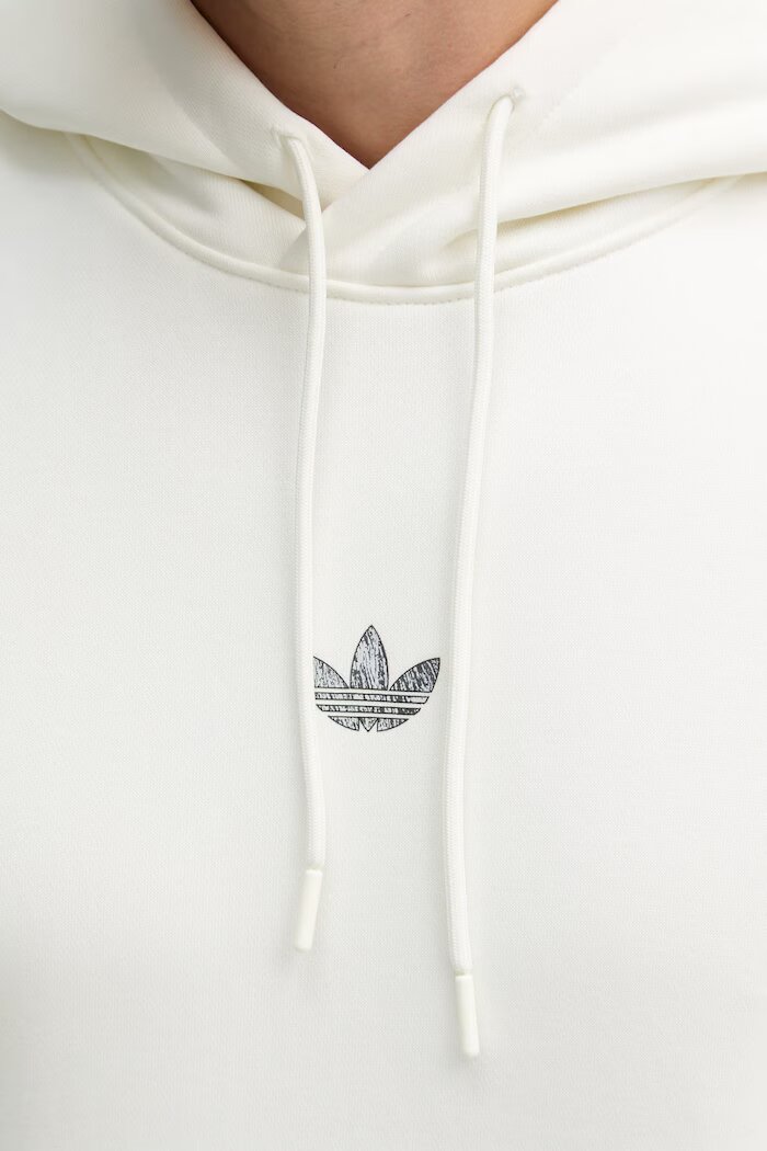 adidas Originals суичър с качулка мъжки с памук бежов KD1437