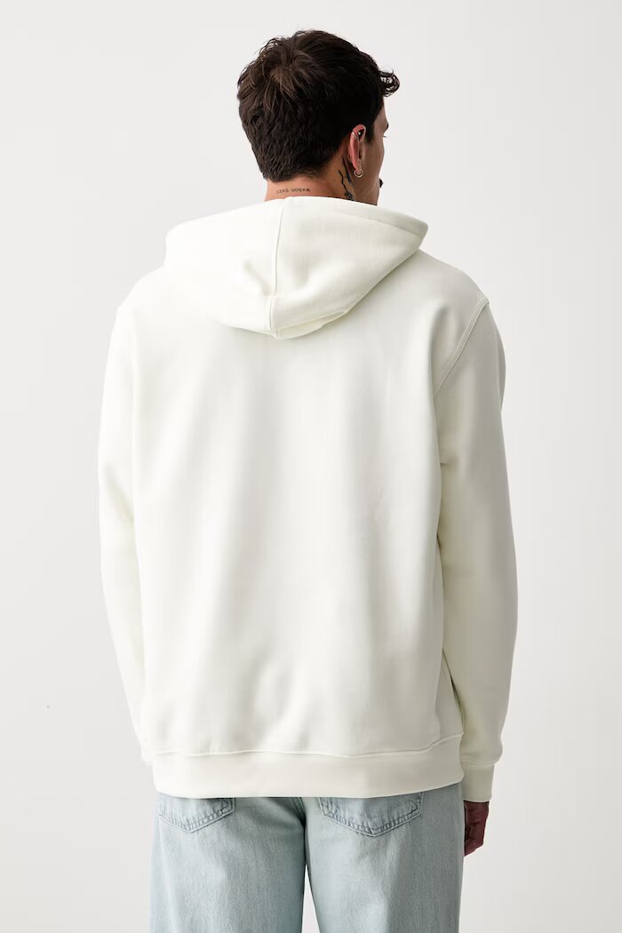 adidas Originals суичър с качулка мъжки с памук бежов LF9232
