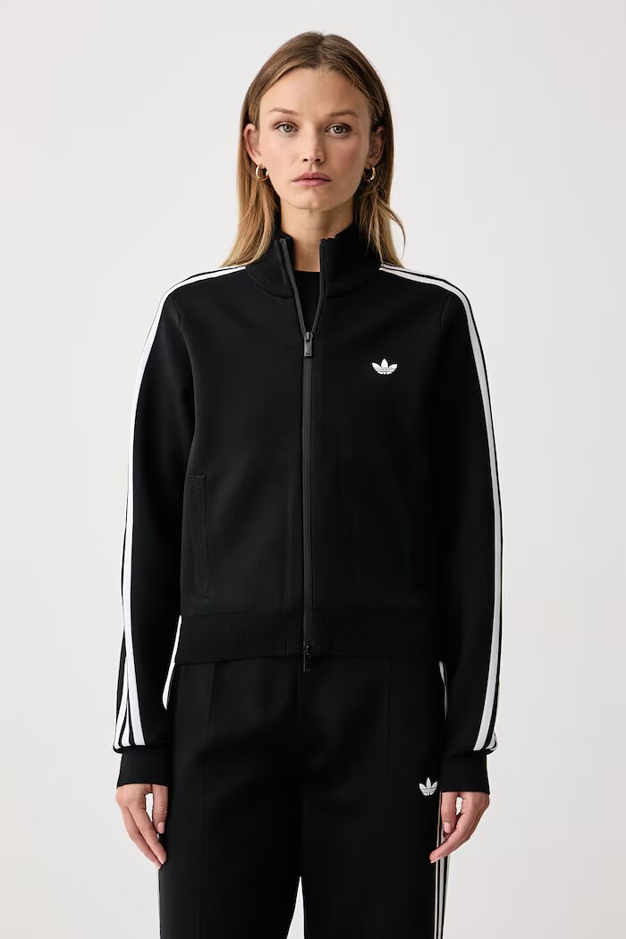adidas Originals суичър с цип дамски Adilenium Season 6 Knit черен LH1939