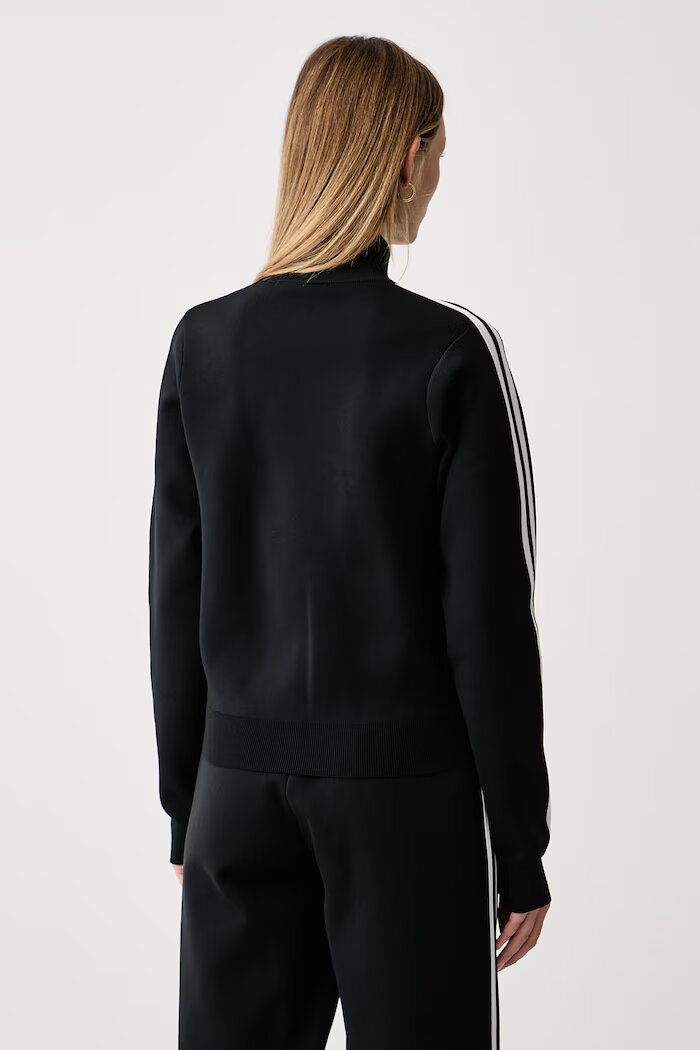 adidas Originals суичър с цип дамски Adilenium Season 6 Knit черен LH1939